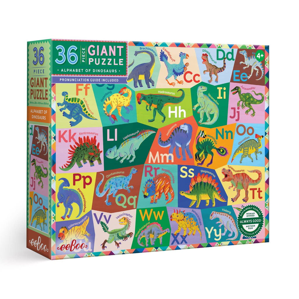 Alphabet Dinosaurs Giant 36pc Puzzle - Default