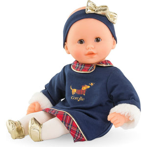 12" Bebe Calin Margaux Holiday Doll