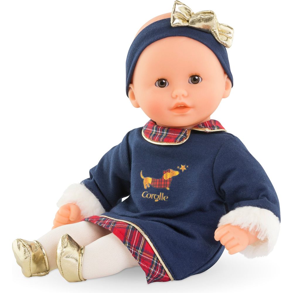 12" Bebe Calin Margaux Holiday Doll