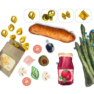 Tiny Italian Play Food - Italian Combo Playset