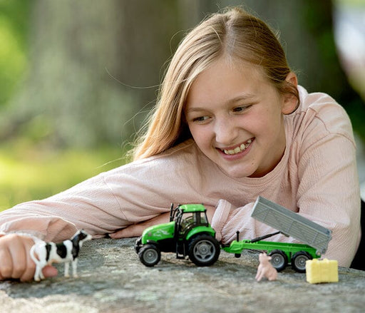 Tractor & Tag-A-Long Wagon