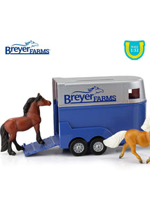 Breyer - Land Rover and Tag-A-Long Trailer