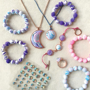 Wishcraft Marbled Moon Jewlery