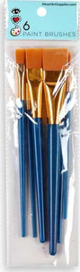 Paint Brushes - 6