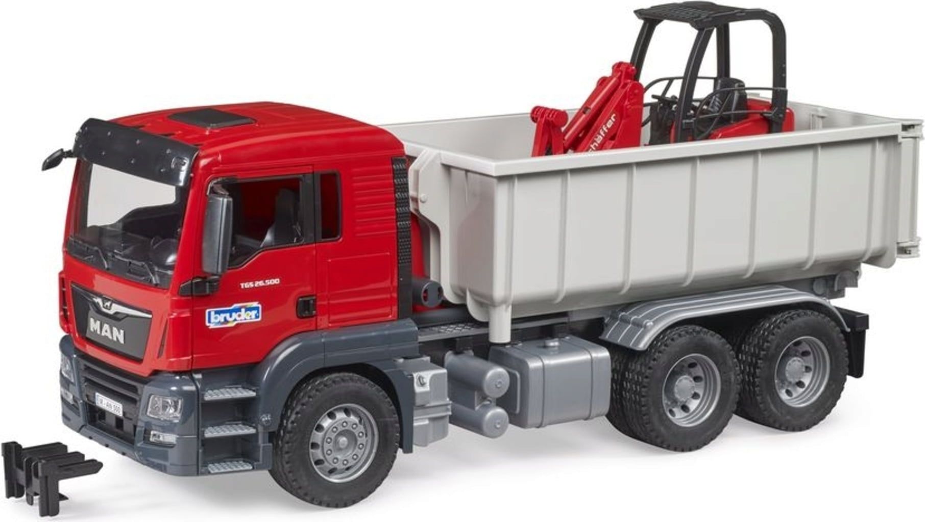 Bruder 03767 MAN TGS Truck with Roll-Off Container