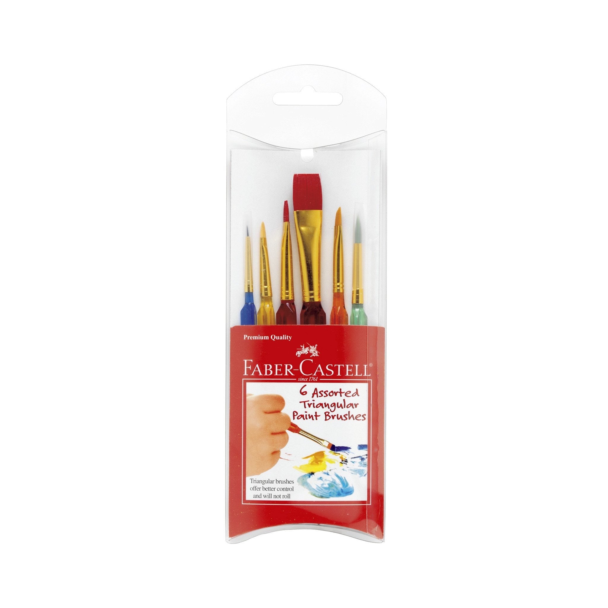 Triangular Paint Brushes