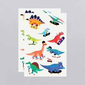 Tattoo Sheets - Dino Derby