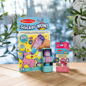 Sticker Wow! Purple Unicorn