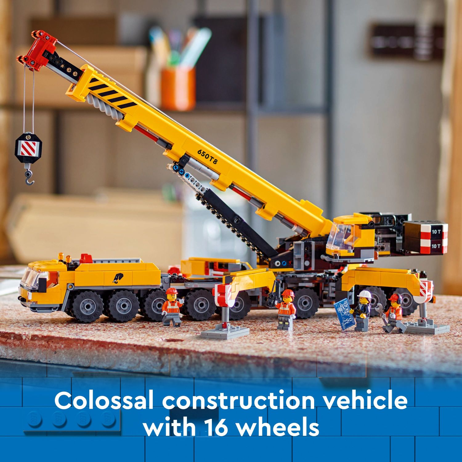 LEGO Yellow Mobile Construction Crane