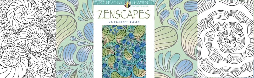 Creative Haven Zenscapes Coloring Book