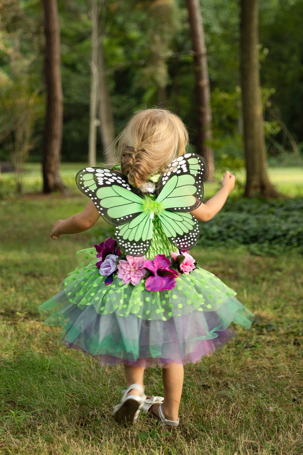 Fairy Blooms Deluxe Dress and Wings Green 3/4