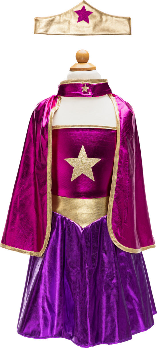 Superhero Star Cape & Headpiece