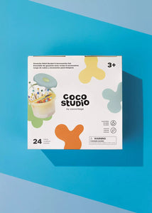 Gouache Paint Bucket & Accessories - 24 Colors