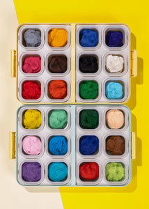 Wheat Straw Modeling Dough Set - 24 Colors