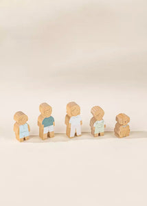 Wooden Dollhouse Characters