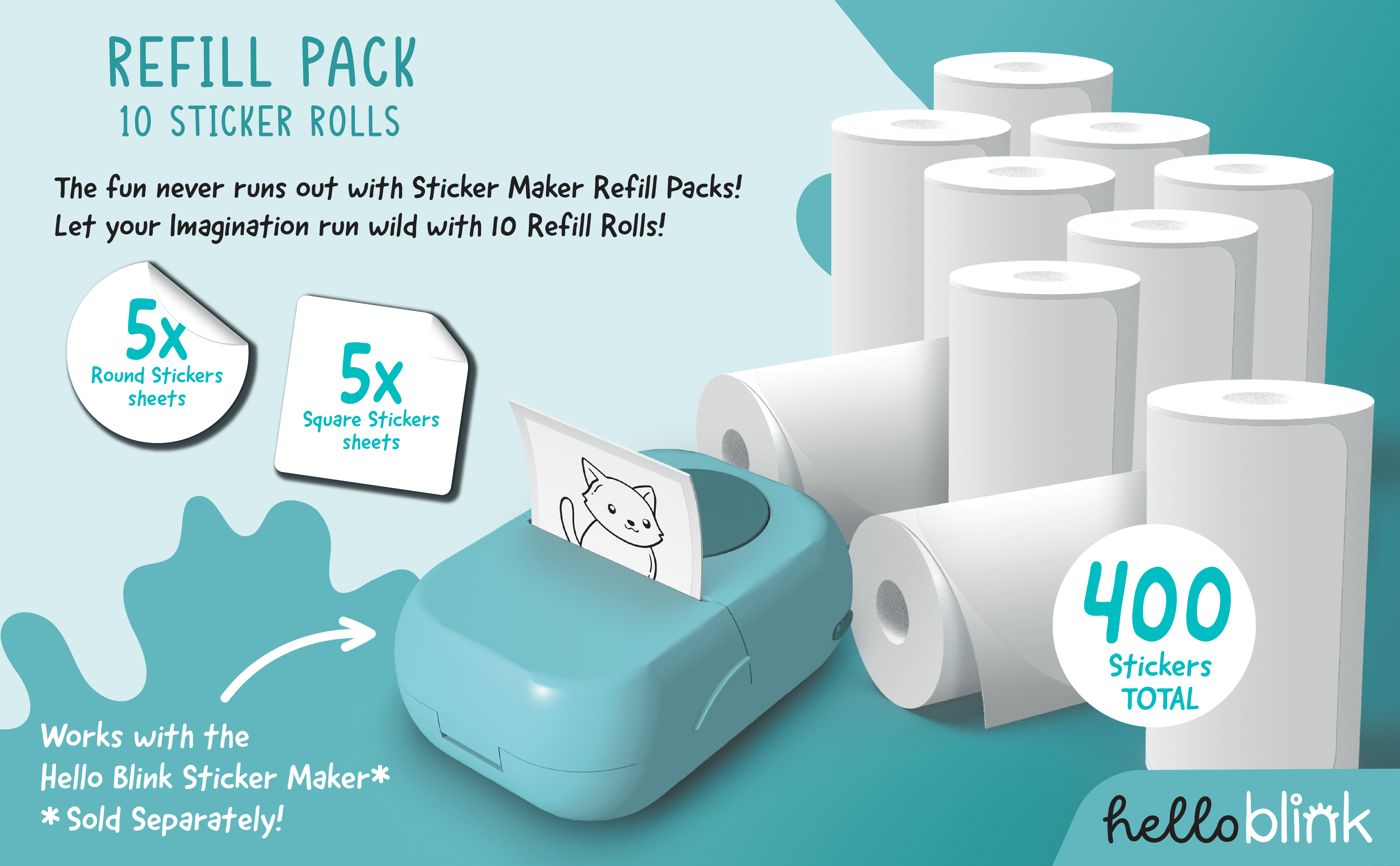 Hello Blink White Refill Pack