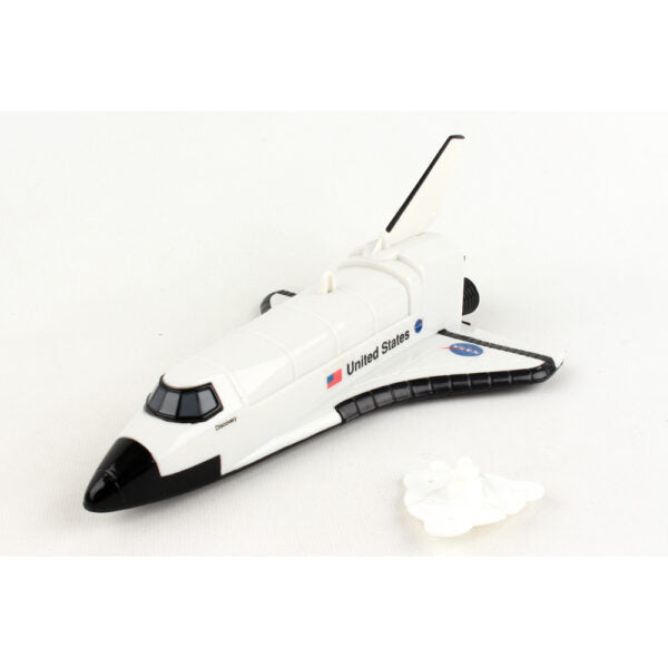 FLYING SPACE SHUTTLE ON A STRING