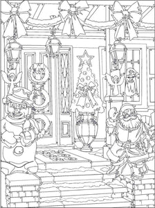 Creative Haven Christmas Color by Number