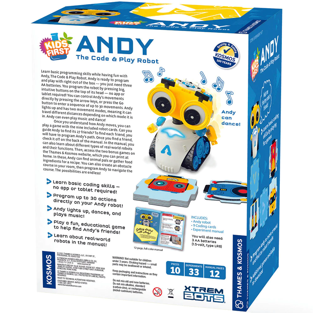 Kids First: Andy: The Code & Play  Robot