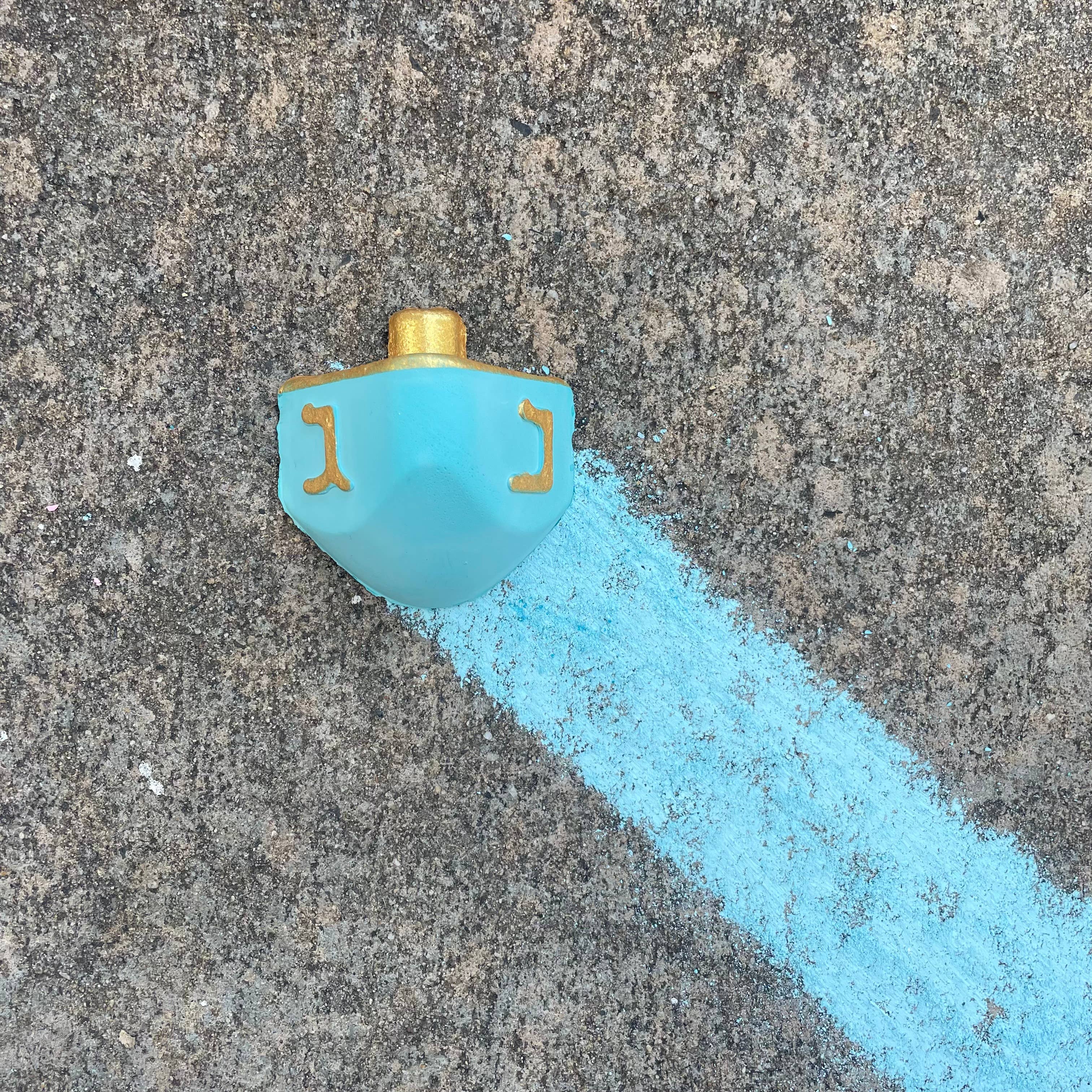 Dreidel Sidewalk Chalk