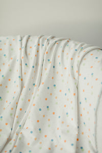 Receiving Blanket - Blue Dots