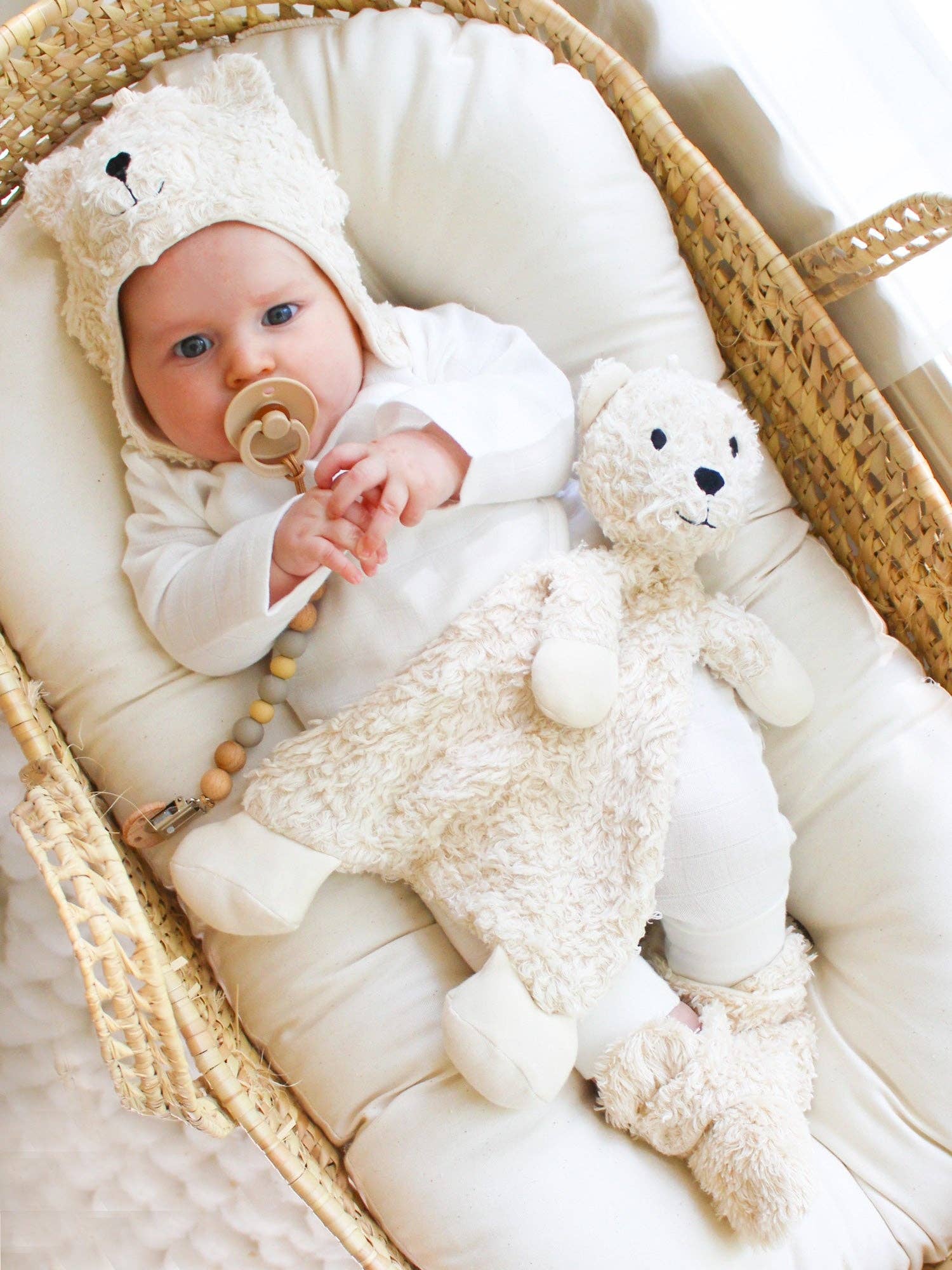 Benny the Bear Sherpa Snuggle Lovey