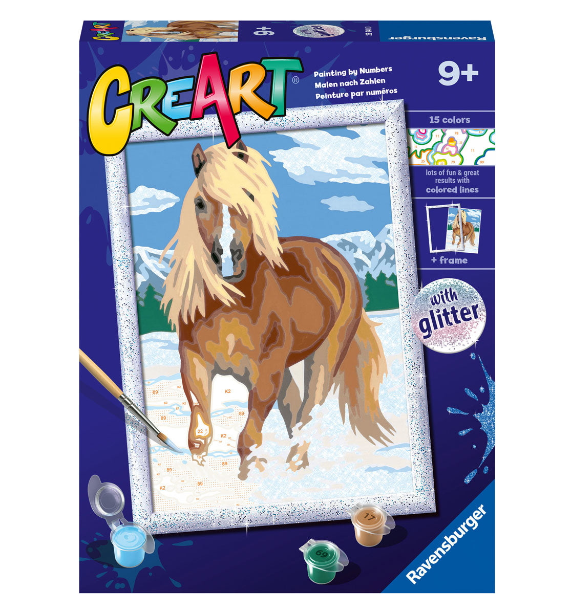 CreArt: The Royal Horse w/Glitter  7x10