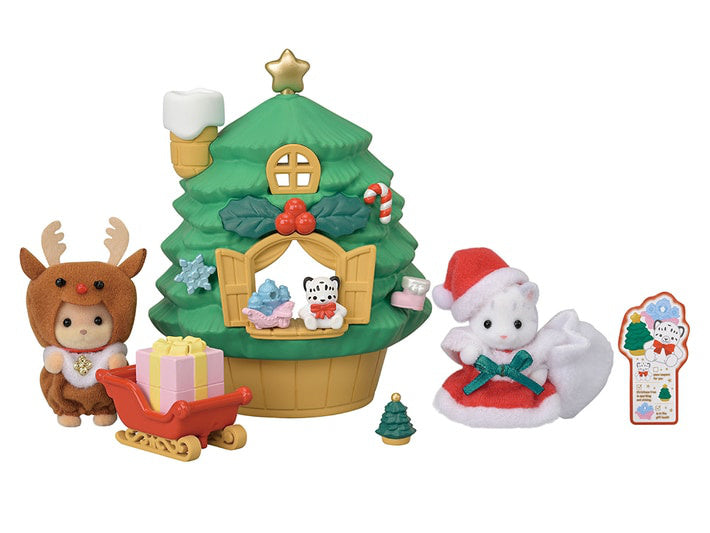 Baby Santa's Christmas Tree House