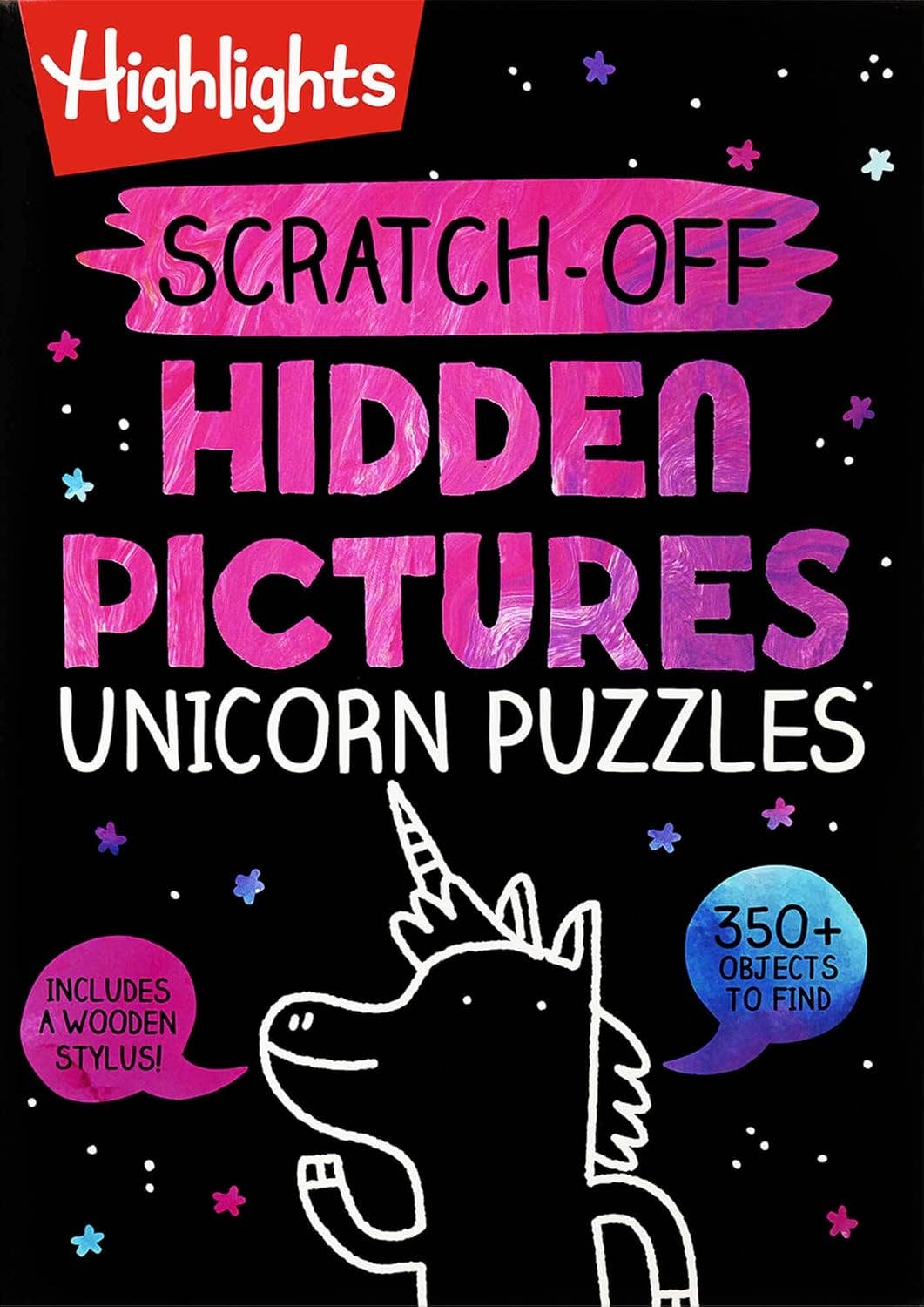 Scratch-Off Hidden Pictures Unicorn Puzzles
