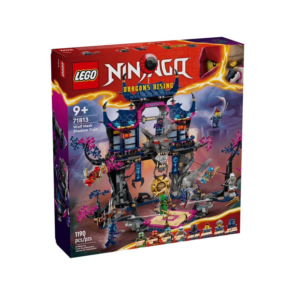 LEGO Wolf Mask Shadow Dojo Set