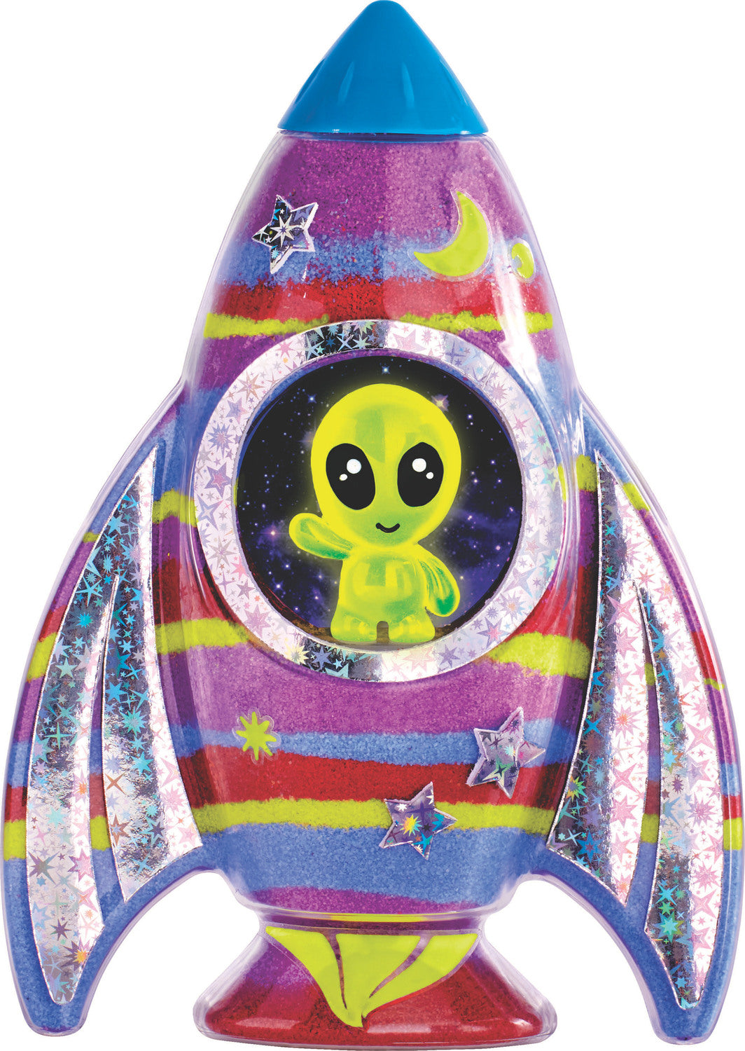 Glow in the Dark Sand Art Rocket Ship