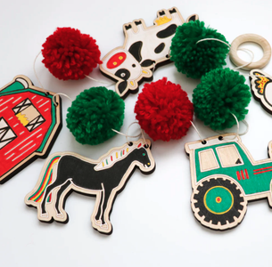 Kids Barnyard DIY Garland Kit