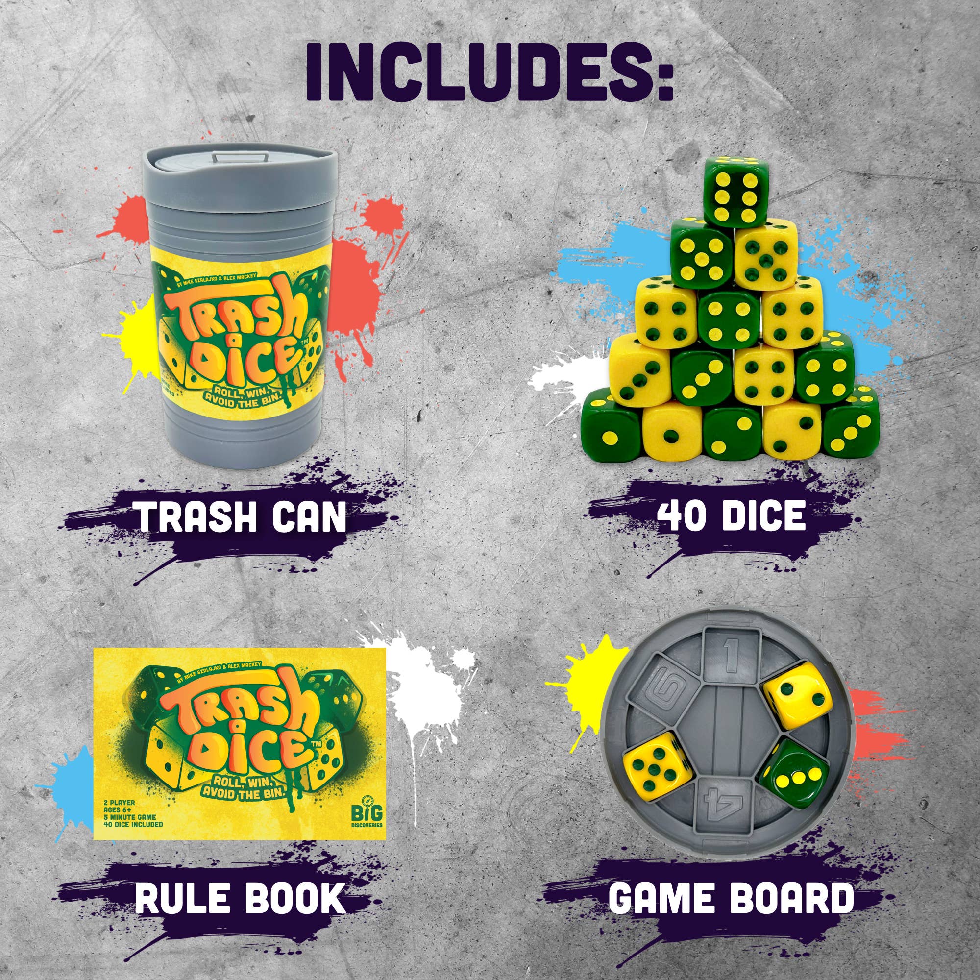 Trash Dice - Fast-Paced Family Dice Game