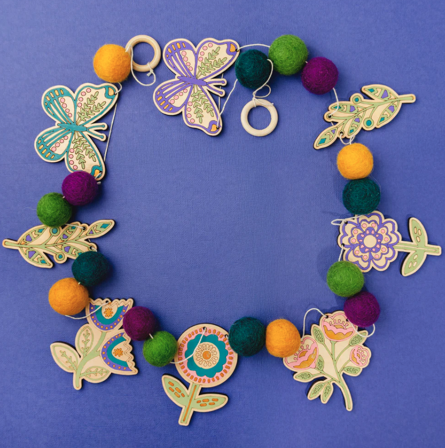 Folksy Flower DIY Garland