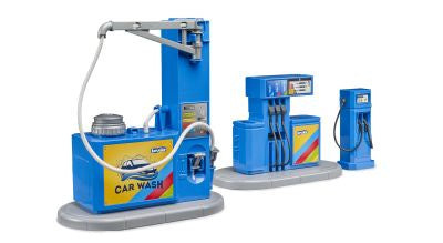 Gas station with  car wash