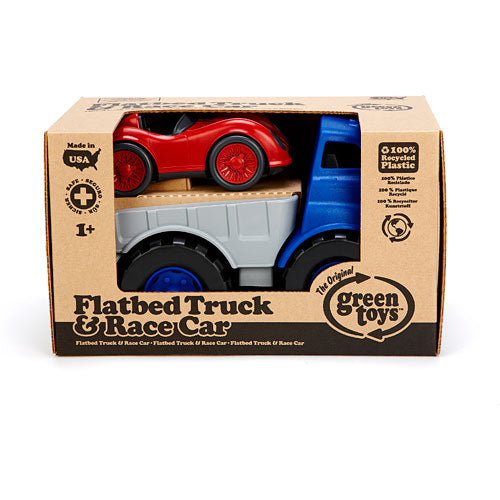 Flatbed w/Red Racecar