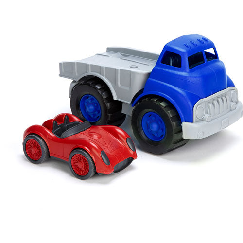 Flatbed w/Red Racecar
