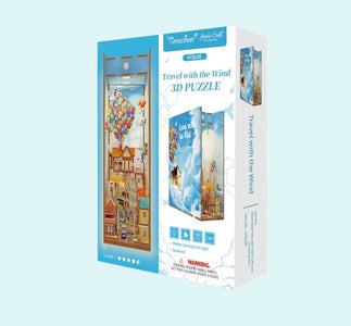 DIY Bookend Puzzle - Travel in the Wind