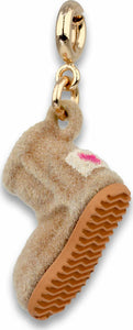 Charm - Gold Furry Bootie