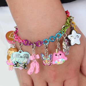 Charm Bracelet - Rainbow Chain Link