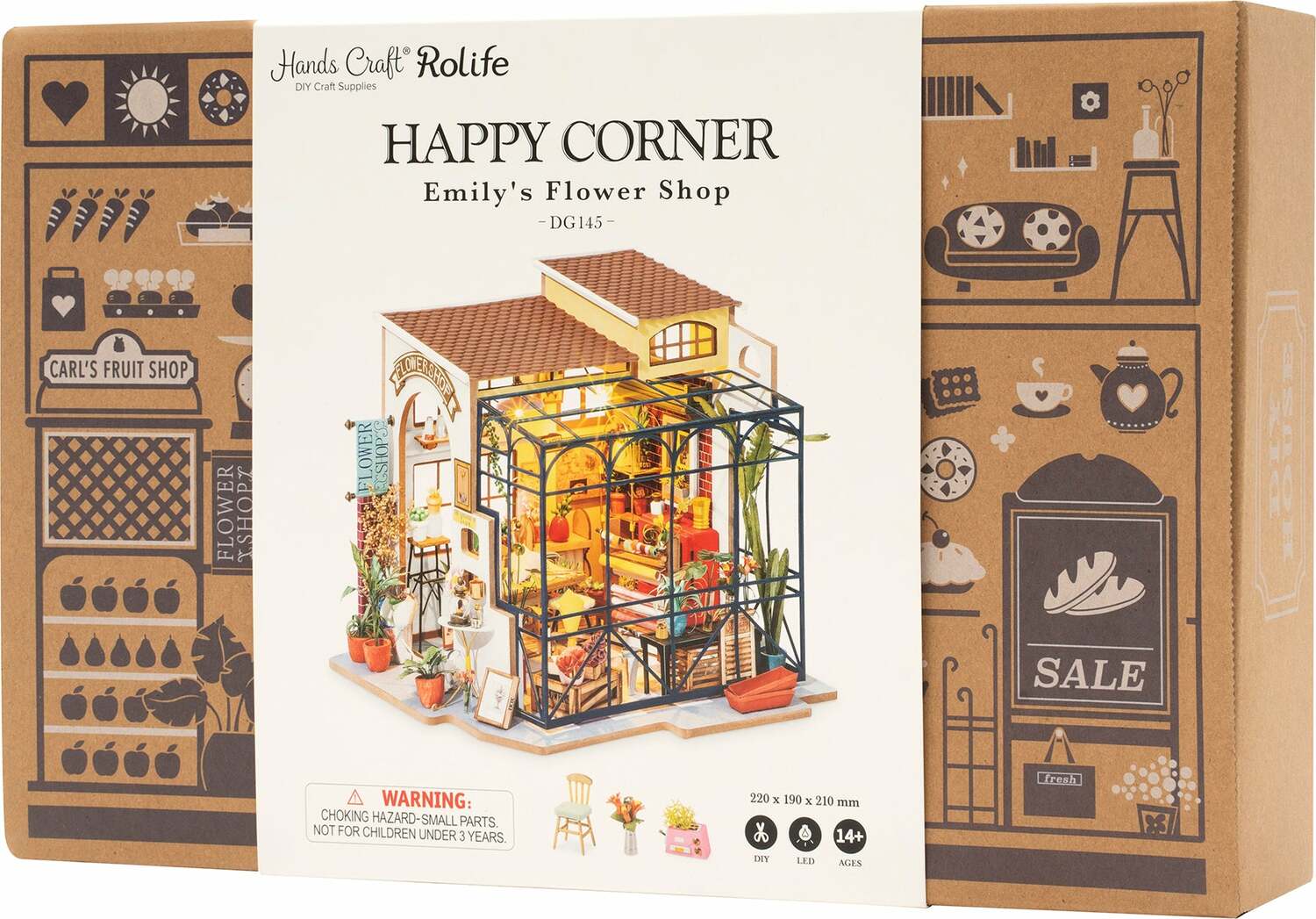 DIY Miniature House Kit - Emily's Flower Shop