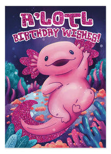 Axolotl Greeting Card