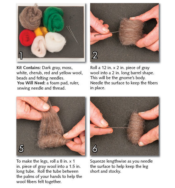 Needle Felting Kit - Gnome