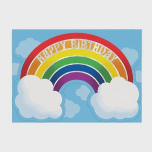 Rainbow Explosion Card