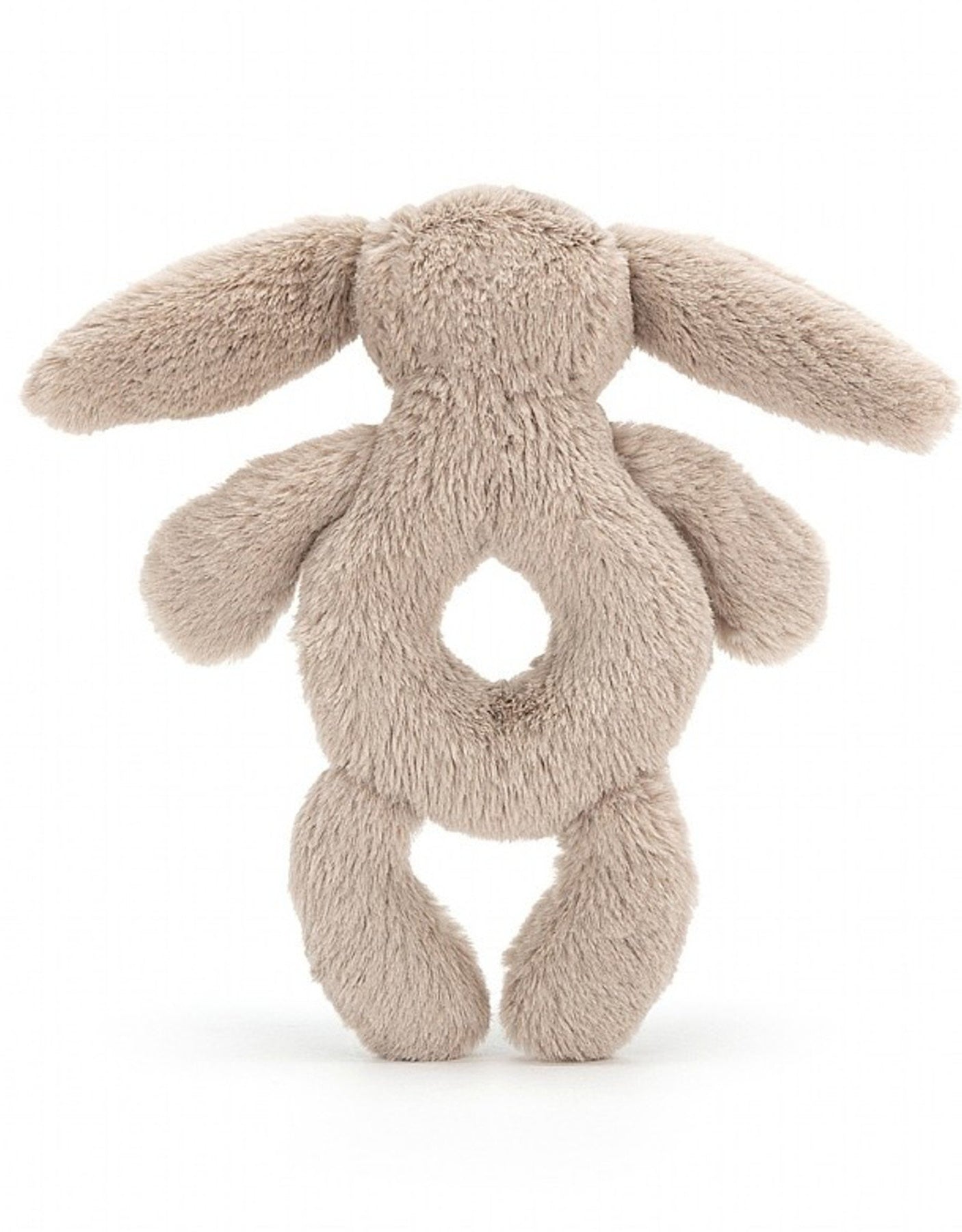 Bashful Beige Bunny Ring Rattle