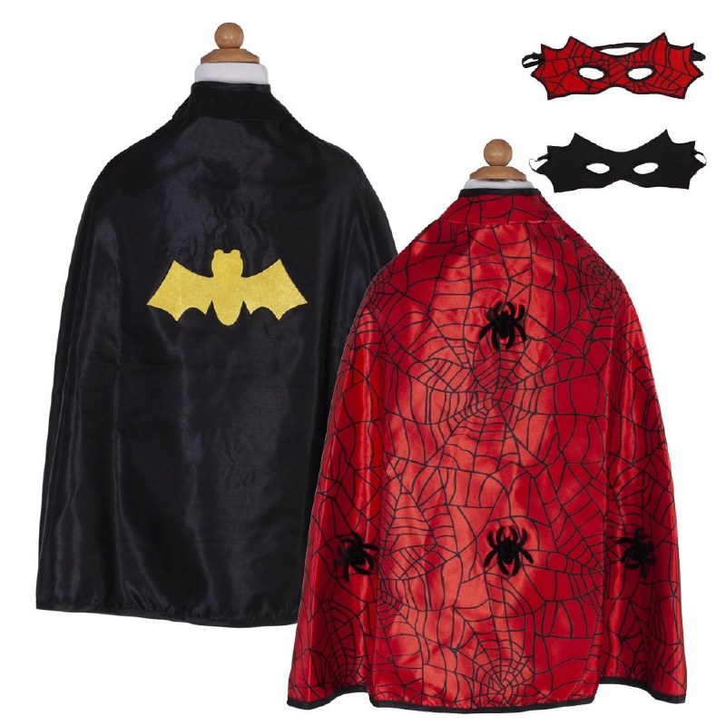 Reversible Spider/Bat Cape and Mask