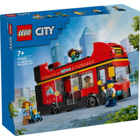 LEGO Red Double-Decker Sightseeing Bus