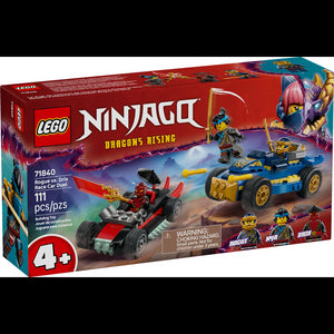 LEGO Rogue vs. Drix Race Car Duel