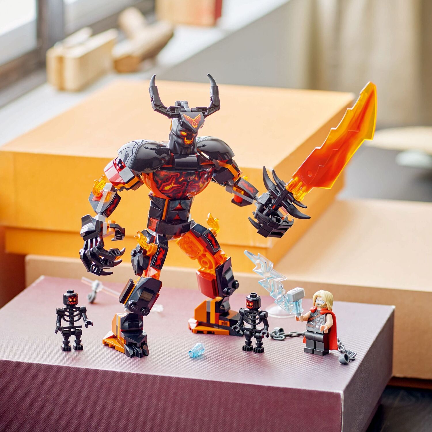LEGO Thor vs. Surtur Construction Figure