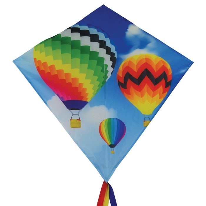 Hot Air Balloon 30" Diamond Kite
